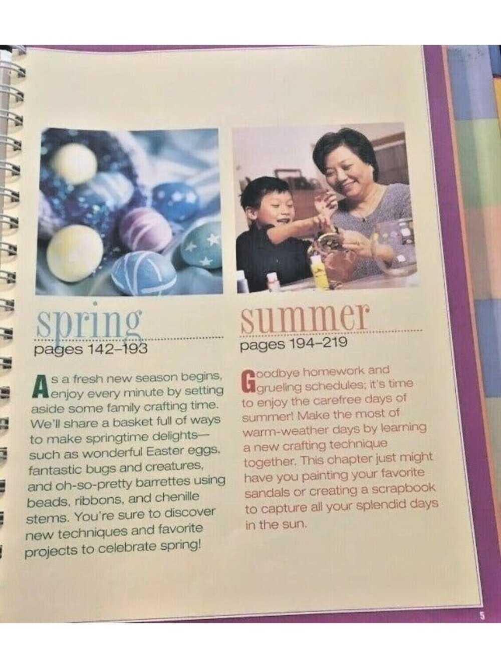 Vintage Better Homes & Garden 501 Fun-to-Make Family Fun Crafts (HC) Binder Book - Picture 3 of 4